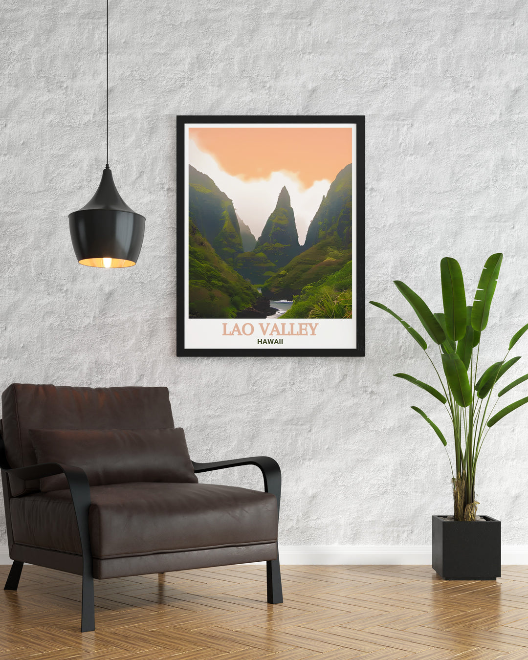 Immerse yourself in the beauty of Lao Valley State Park with this wall art. The detailed depiction of the valleys lush environment is ideal for creating a serene atmosphere in your living space.