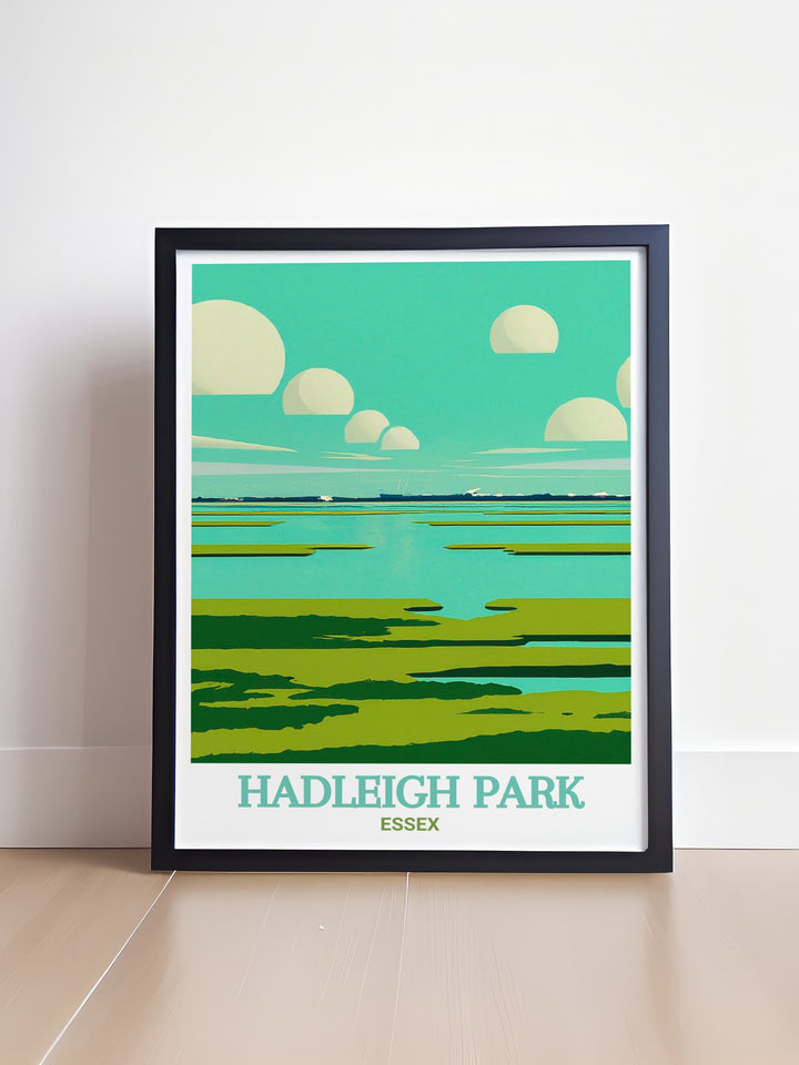 Hadleigh Park cycling prints capturing the essence of the Thames Estuary and mountain biking trails in Essex. Ideal for adventure lovers and as a thoughtful gift. Bring the thrill and scenic beauty of this location into your home.