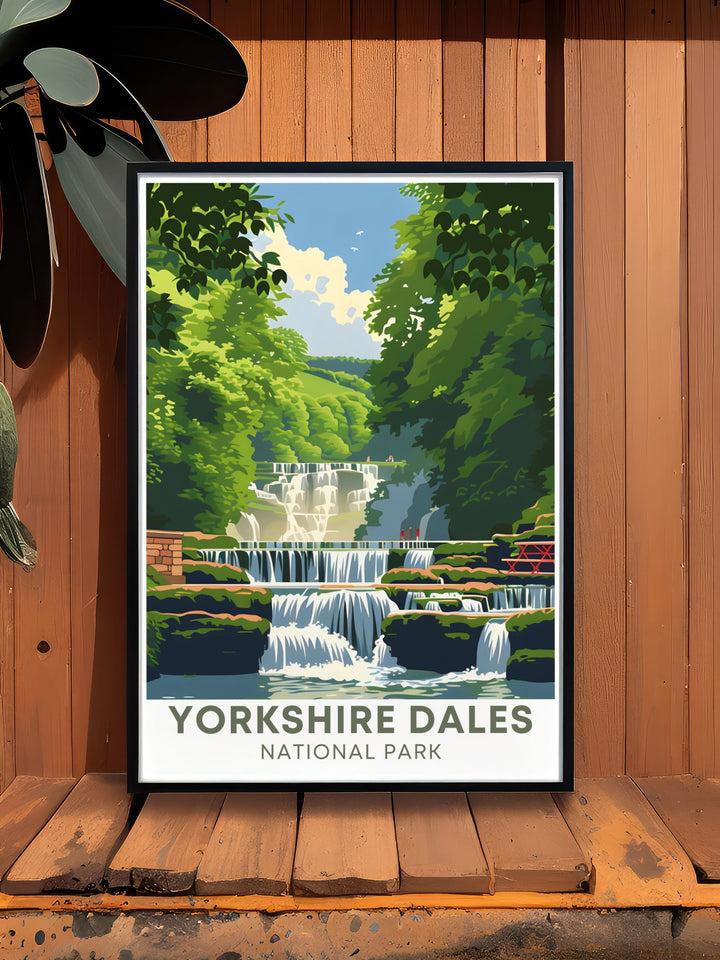 Aysgarth Falls prints are a beautiful addition to any home decor. Featuring the breathtaking waterfalls of the Yorkshire Dales these prints highlight the natural beauty of the region and are ideal for those who enjoy stunning landscapes and peaceful scenes.