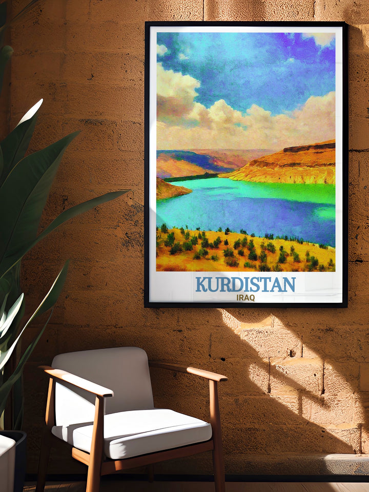 Celebrate the natural beauty of Kurdistan with this elegant Mount Halgurd travel print. The minimalist black and white design makes this wall art perfect for any room, adding a touch of adventure and serenity.