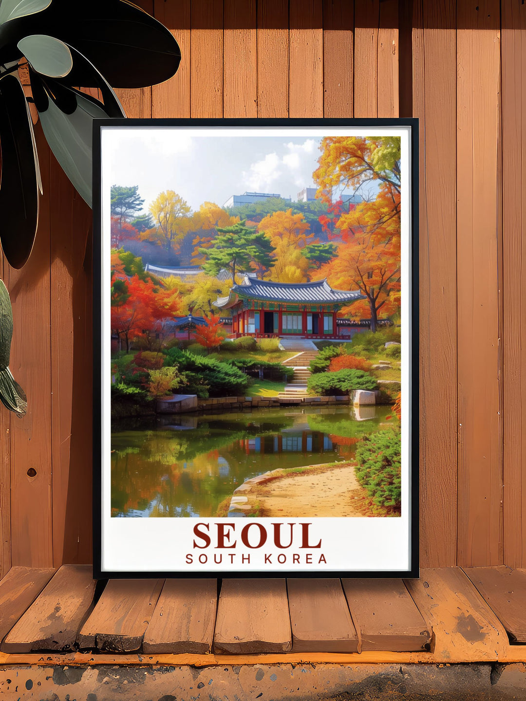 Timeless Seoul Artwork featuring Changdeokgung Palace great for birthday gifts anniversary gifts or Christmas gifts