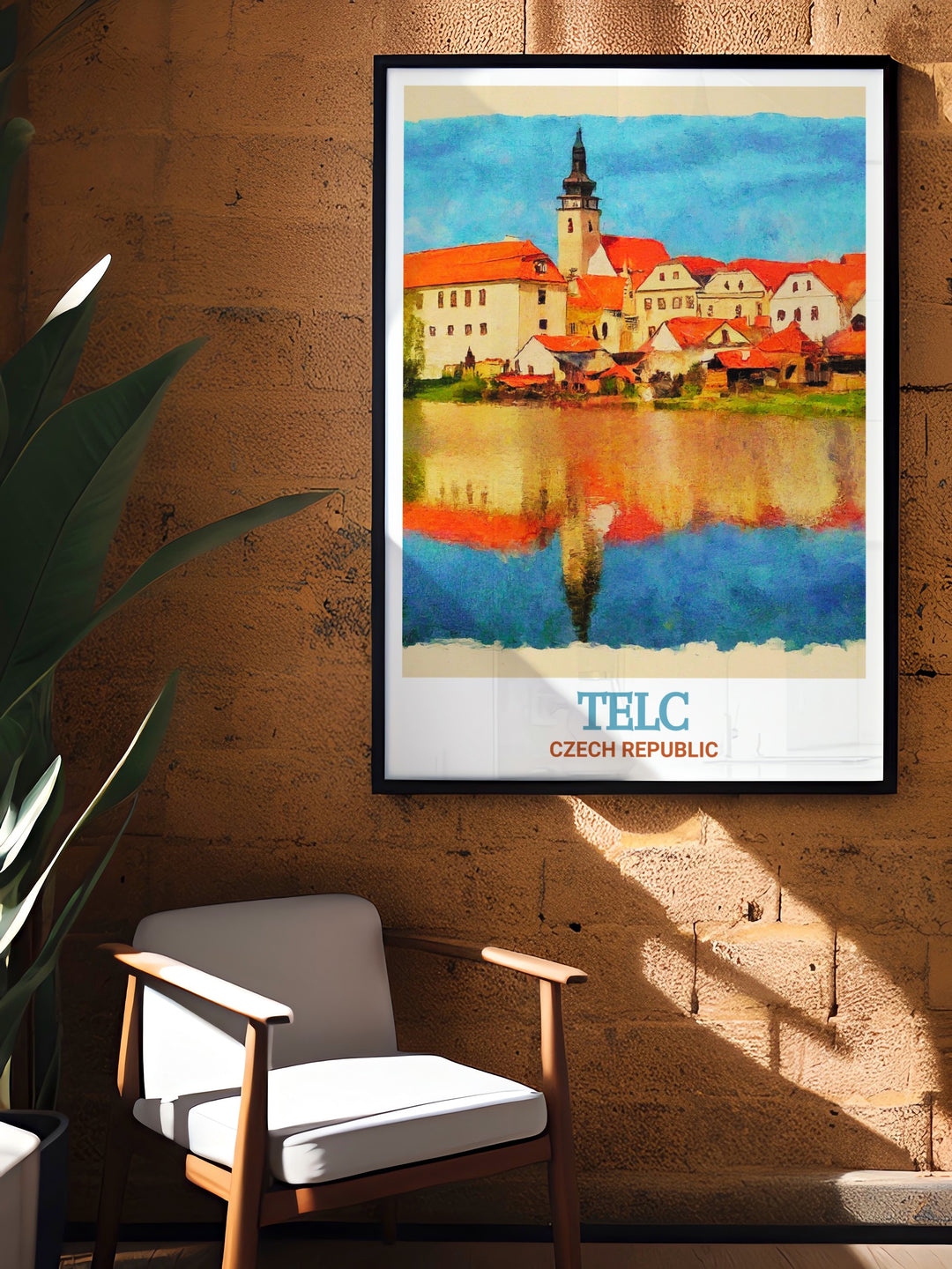 Adorn your walls with the charm of Telč Castle through this carefully crafted canvas art. The print brings the historic castle and its surrounding town to life with rich colors and fine details, making it an excellent choice for history lovers and art enthusiasts