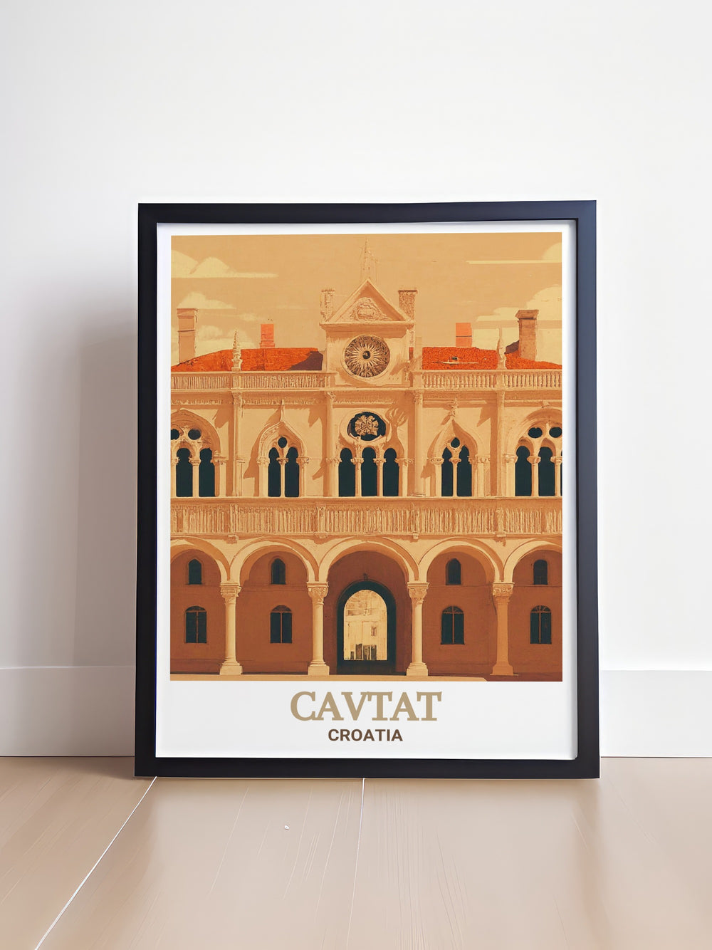 Rectors Palace art print captures the historic grandeur of one of Cavtats most iconic structures, offering a glimpse into Croatias past while making a stunning visual statement in your home.