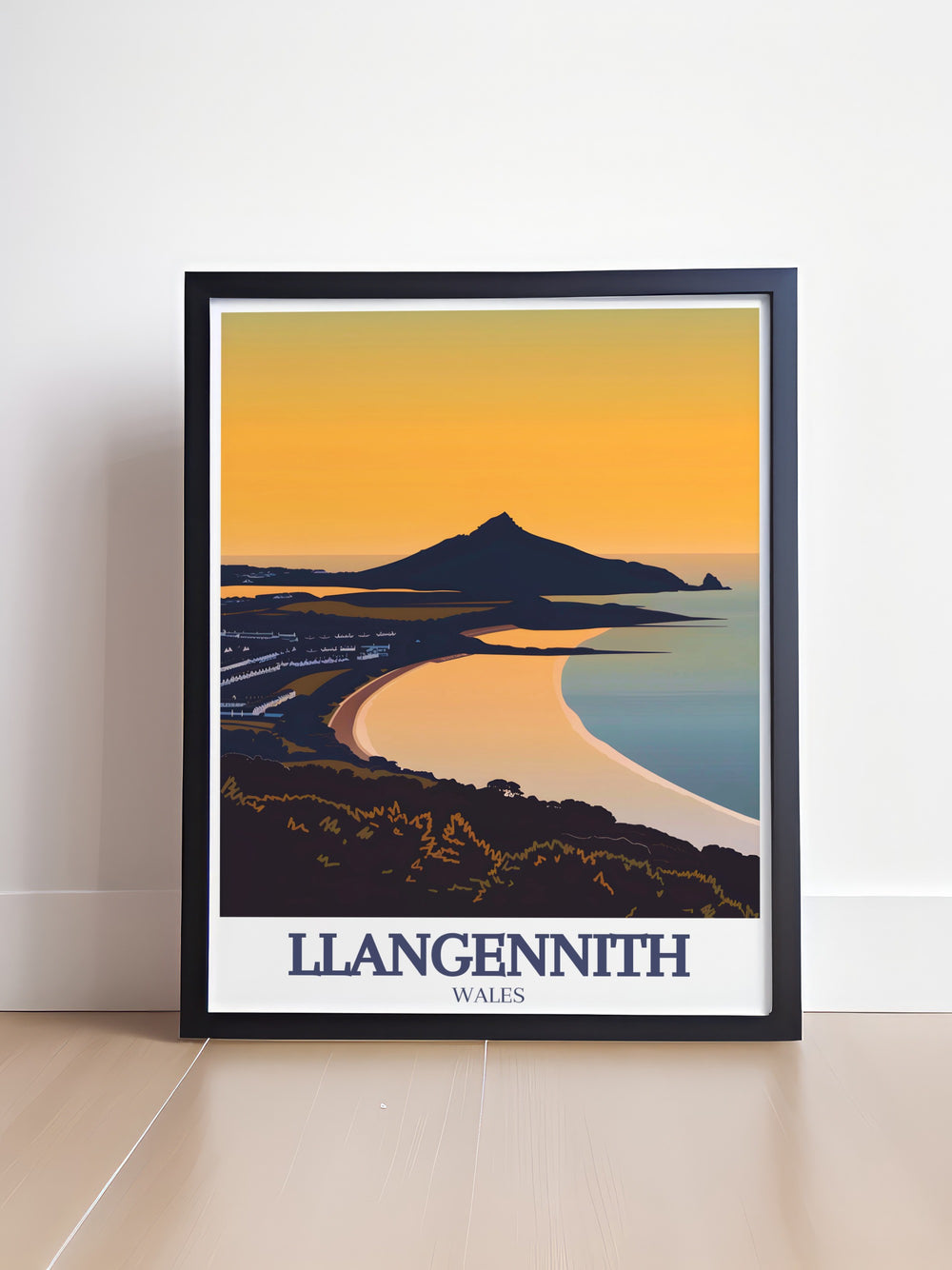 Add the stunning views of Rhossili Bay into your home with this Worms Head Wall Print. Featuring the rugged cliffs, serene sands, and the picturesque Worms Head, this artwork is perfect for anyone who loves coastal landscapes and Welsh scenery.