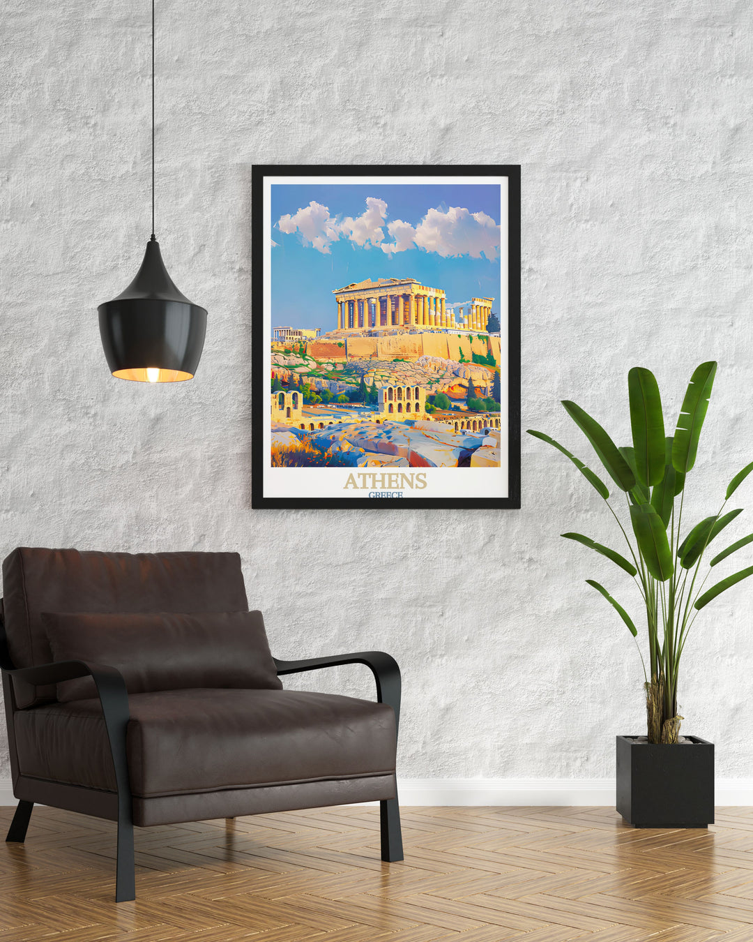 Beautiful matted art of Athens Georgia showcasing the citys intricate layout and The Acropolis. This fine line print is perfect for adding a touch of elegance to your home decor or as a thoughtful gift.