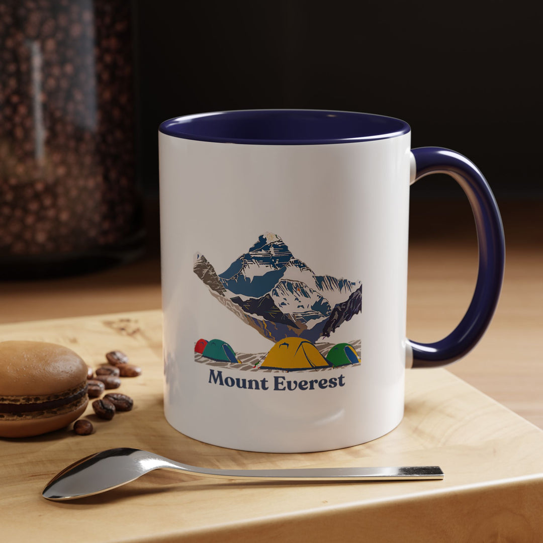 A beautifully designed Mount Everest mug celebrating the majesty of the Himalayas. Perfect for coffee or tea lovers, it features vibrant artwork inspired by Mount Everest. Durable and dishwasher-safe, it makes a thoughtful gift or keepsake for adventurers and collectors.