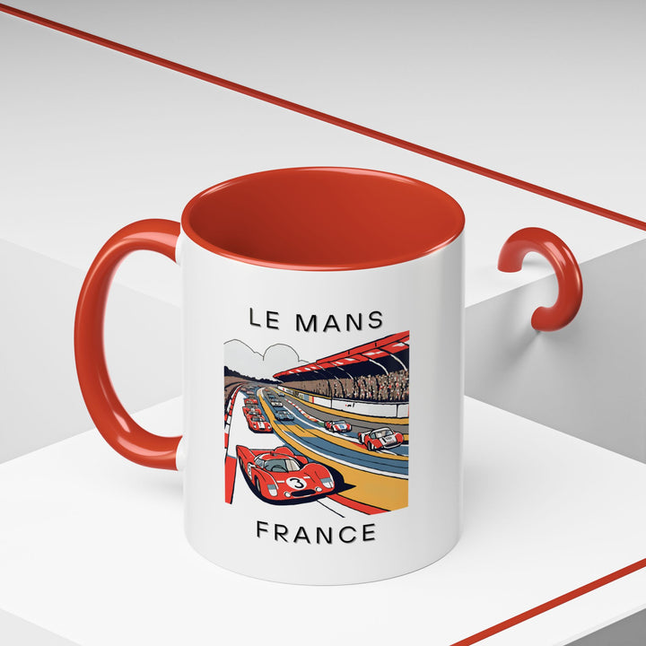 A beautiful Le Mans France mug capturing the city’s picturesque landscape. Ideal for enjoying coffee or tea, this durable mug makes a perfect gift for lovers of France. Dishwasher-safe for easy cleaning and microwave-safe for added convenience.