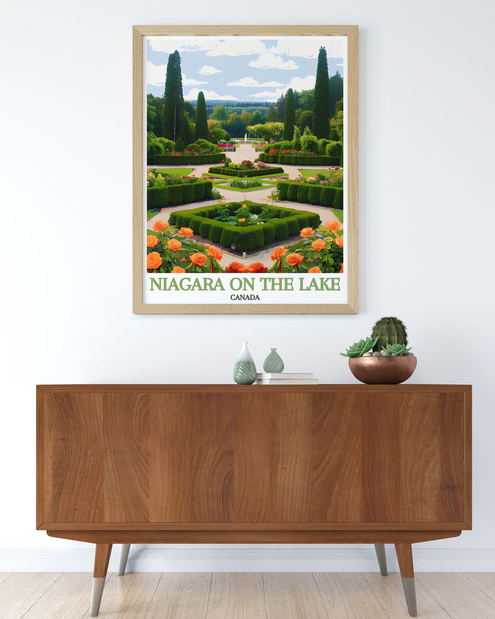 Niagara Parks Botanical Gardens modern art prints offer a sophisticated touch to your home decor perfect for creating a serene and stylish living space with Canada travel prints that showcase the beauty of Niagara on the Lake