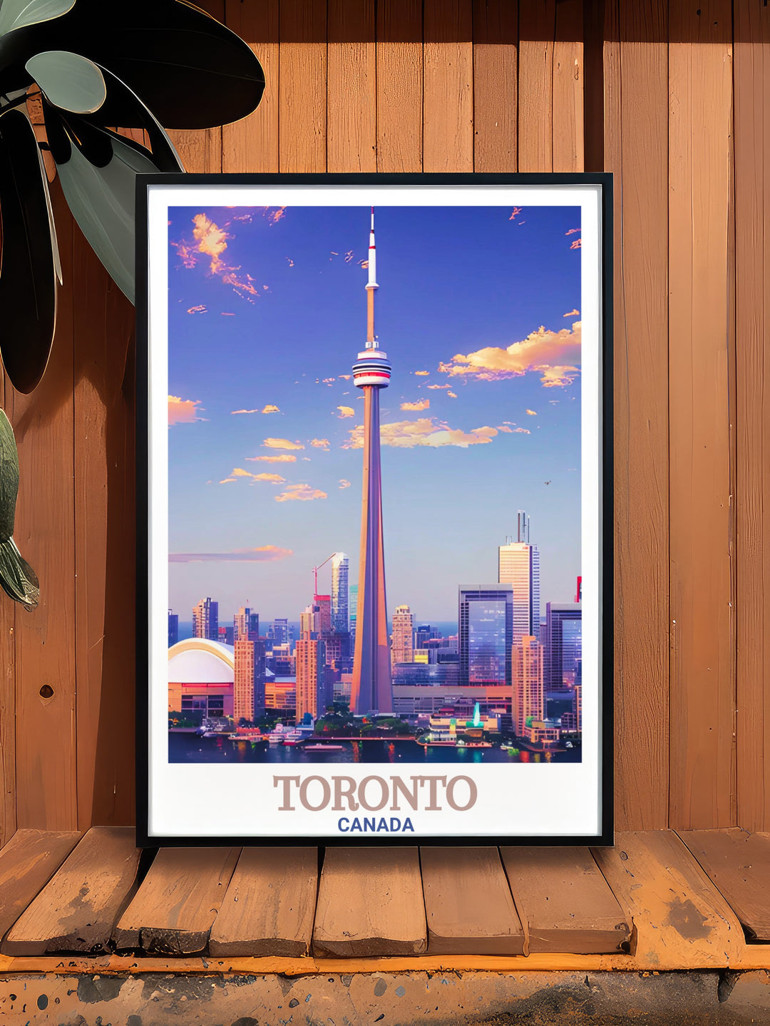 Featuring the Royal Ontario Museum and the bustling streets of Toronto, this travel poster is perfect for those who appreciate urban landscapes. The vivid depiction of Canadas largest city makes this framed print an ideal gift for travelers and art enthusiasts alike.