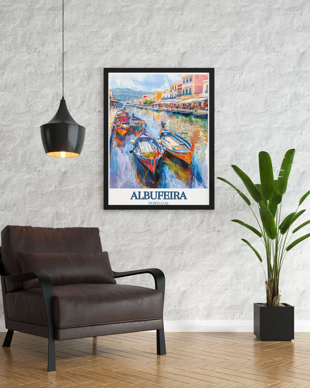 Scenic print of São Rafael Beach in Albufeira, offering a glimpse into the tranquil ambiance and natural beauty of this coastal haven.
