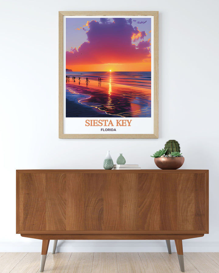 Beautiful Siesta Key Photo capturing the charm of the coastal area perfect for Crescent Beach framed prints and elegant home decor.