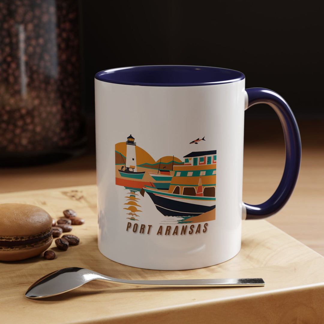 Enjoy your favorite beverages with this Port Aransas Texas mug showcasing vibrant artwork of the city’s stunning coastal landscapes and bustling marina. Durable and dishwasher safe, it is perfect for personal use or as a meaningful gift for collectors and nature lovers.