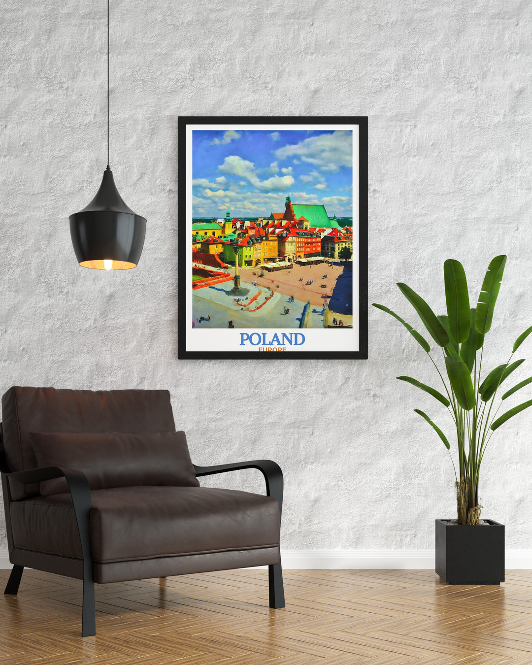Personalized Gift featuring Zakopane Photography and Warsaw Old Town a beautiful piece of wall art that celebrates Polands natural beauty and architectural splendor perfect for Christmas gifts or birthday gifts adding charm to any space