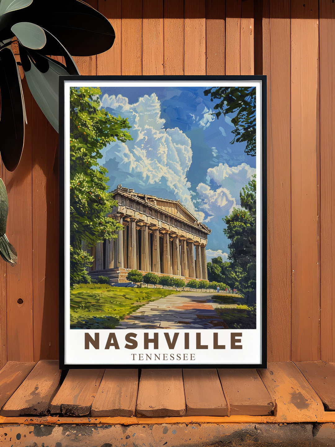 Add a touch of classical elegance to your space with this Tennessee Canvas Art. Showcasing Nashvilles Parthenon, this print is a must have for fans of architectural beauty and southern culture.