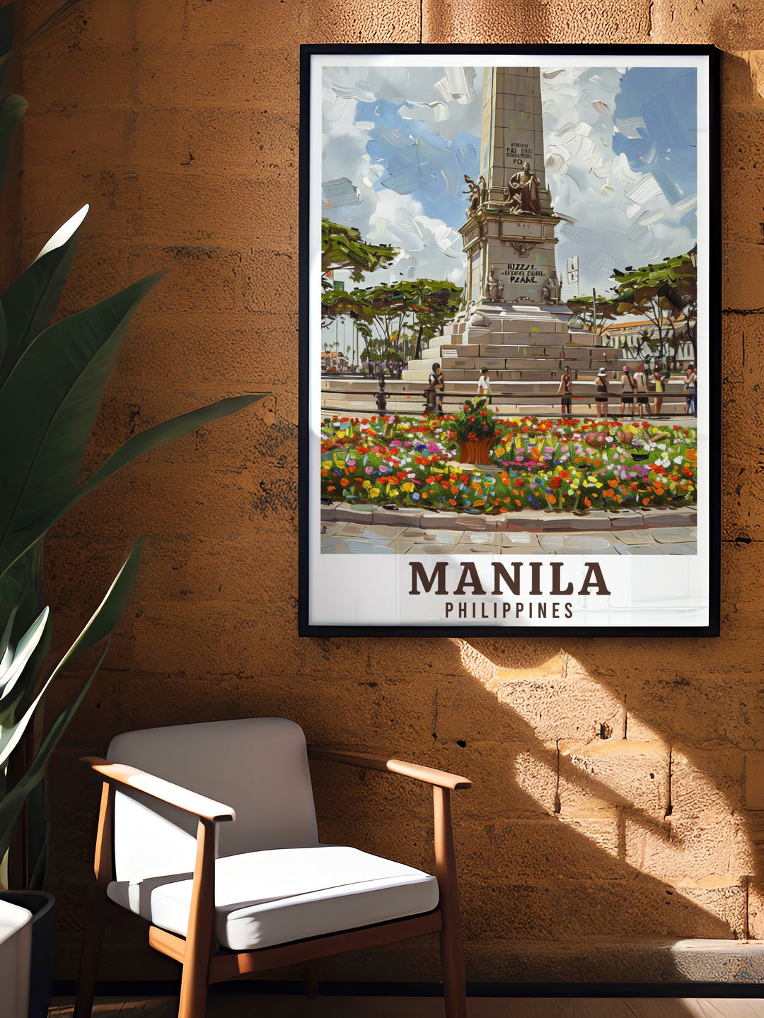 Highlighting Rizal Park, this Manila Travel Print beautifully portrays the citys dynamic mix of history and modernity. Perfect for framing, this print will enhance your home or office décor with a piece of Manilas charm.