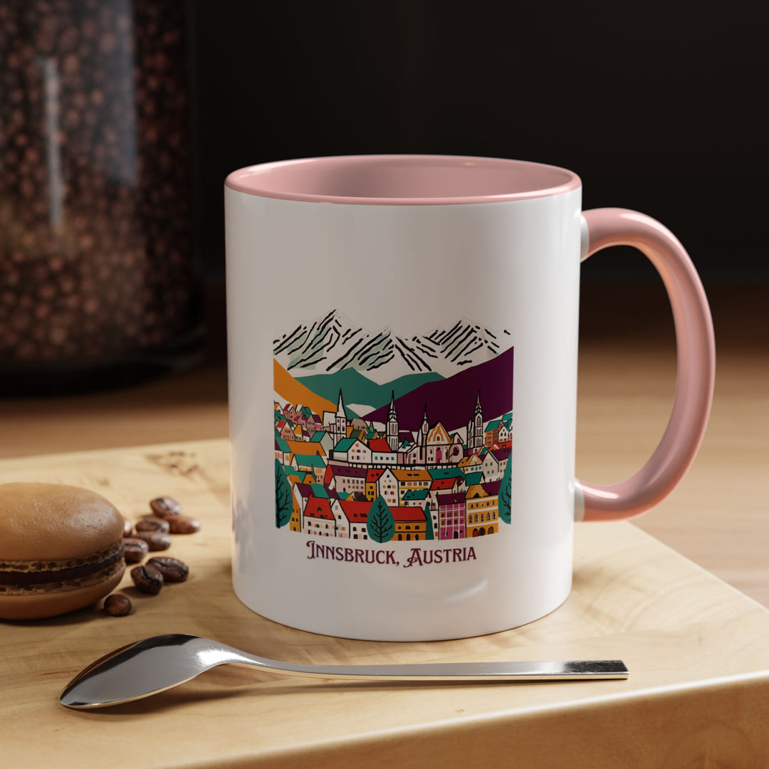 This Innsbruck Austria mug highlights the city’s cultural elegance and natural wonders with vibrant designs. Dishwasher-safe and durable, it is perfect for hot drinks and makes a thoughtful gift for collectors and travelers.