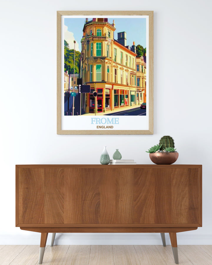 Frome Museum canvas print that captures the essence of Fromes artistic and historical significance. Ideal for adding character to your space or gifting to someone special, this artwork is a tribute to one of Somersets most beloved towns.