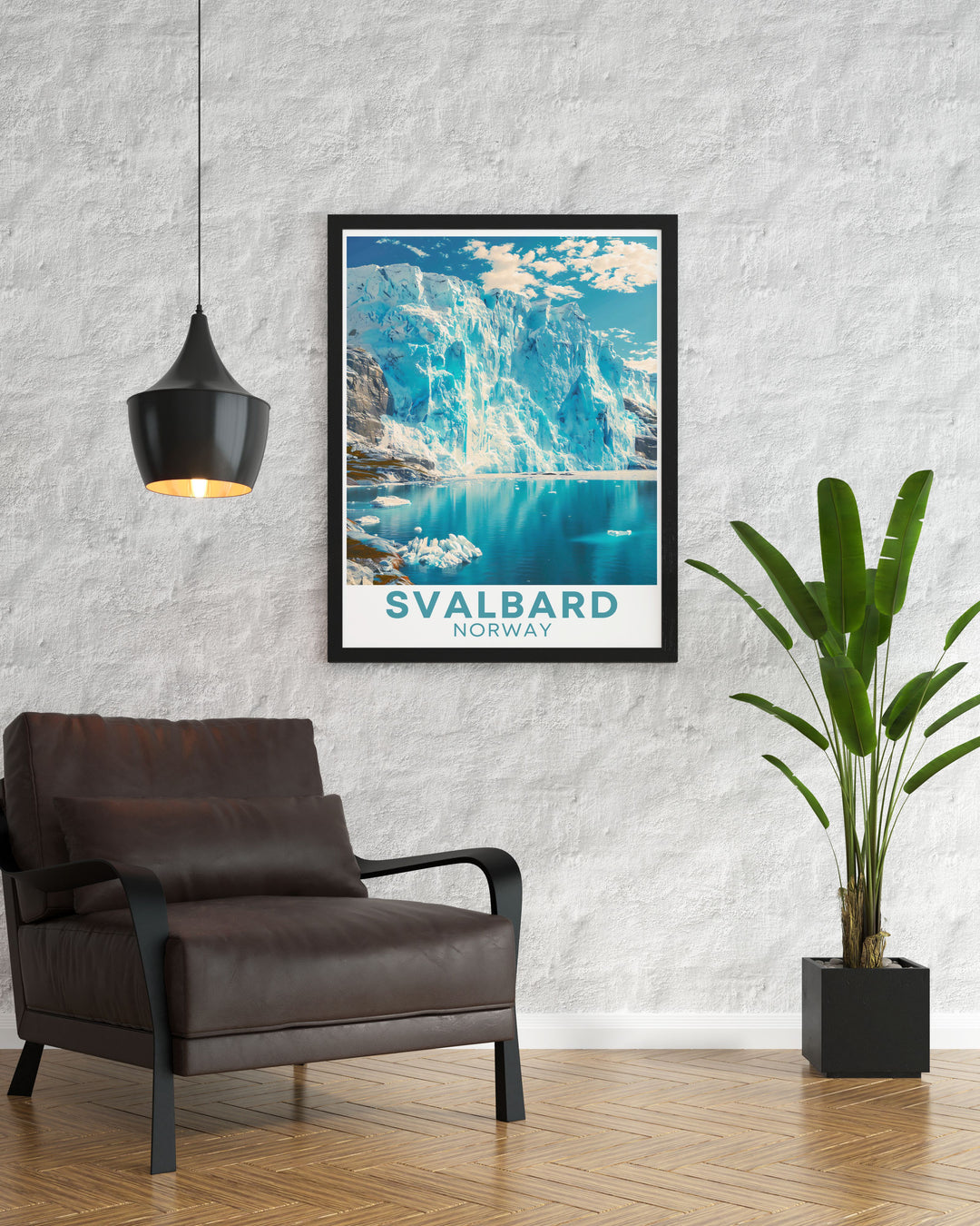 Modern Nordenskiold Glacier framed prints designed to enhance any living room decor. This Svalbard artwork captures the glaciers grandeur making it a perfect wall decor piece and a unique gift for nature and art lovers.