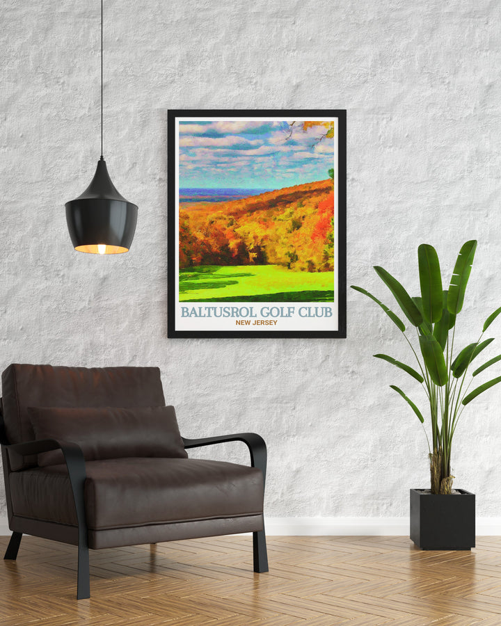 South Mountain Reservation Decor capturing the timeless beauty of the South Mountain Reservation in New Jersey. This travel poster is perfect for nature enthusiasts and those who love the outdoors, offering a detailed and vibrant representation of the reservations lush landscapes.