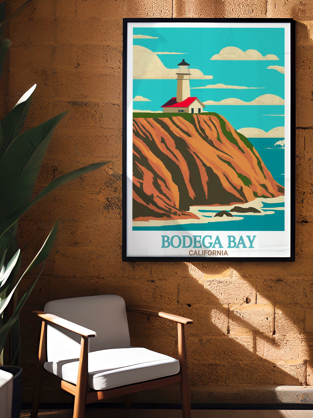 Bodega Head photo art featuring a stunning image of the rugged coastline and serene ocean. Ideal for creating a coastal vibe in your living space and showcasing the beauty of California travel destinations
