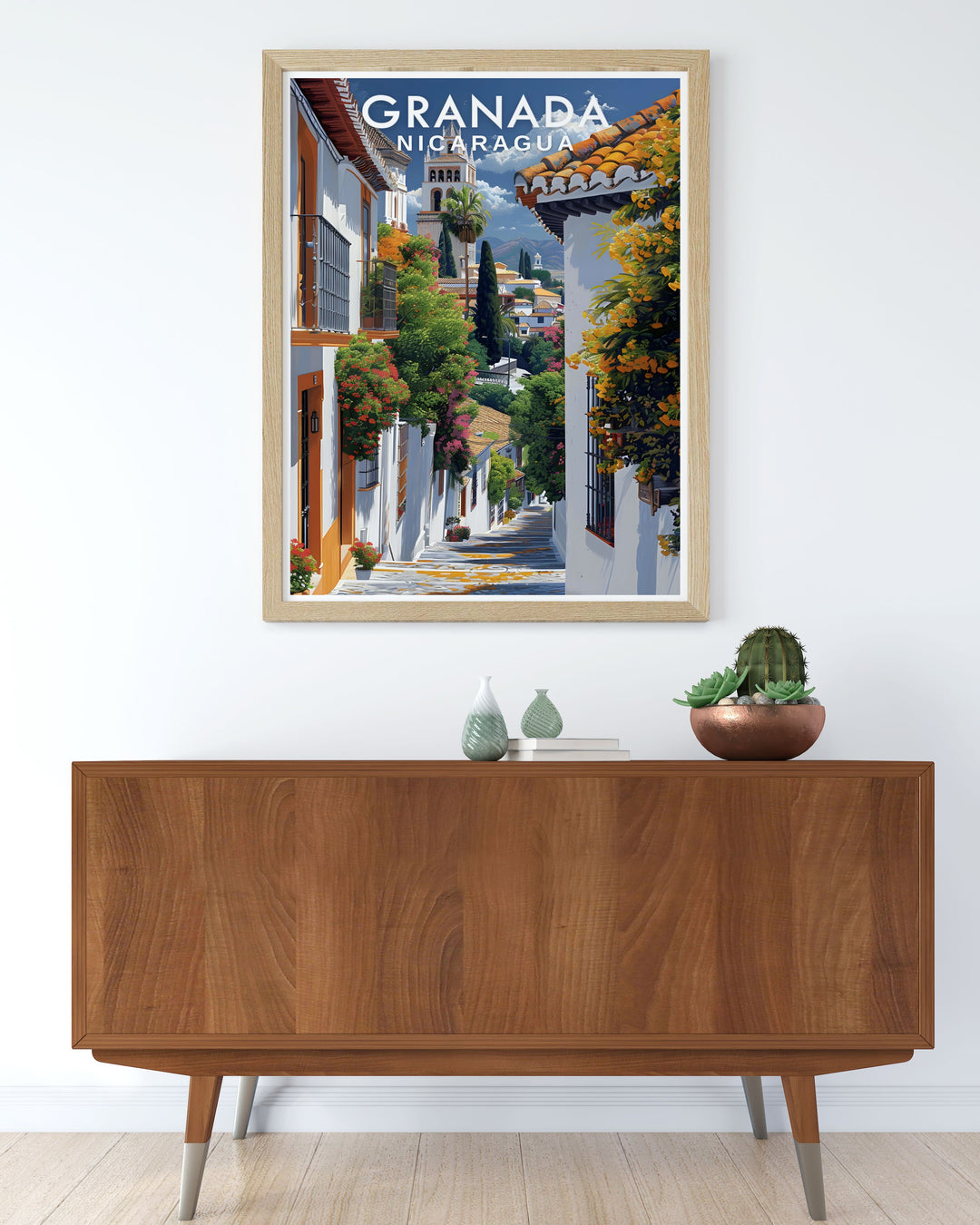 Nicaragua map art print highlighting the breathtaking Corn Islands a perfect addition to any home decor offering a blend of modern and traditional styles