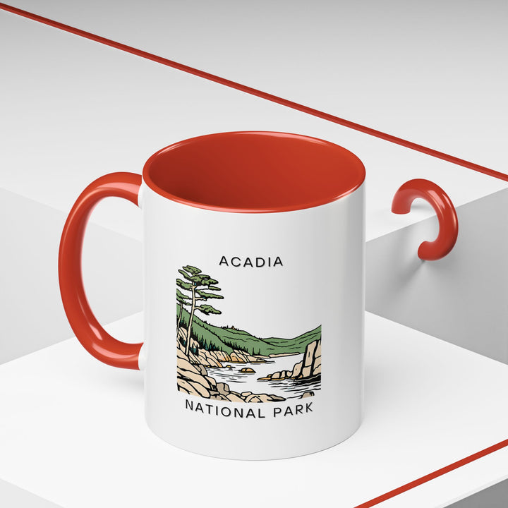 Enjoy the beauty of Acadia National Park every day with this ceramic mug showcasing stunning nature-inspired artwork. Dishwasher-safe and practical, it is perfect for coffee or tea lovers and makes a meaningful keepsake for travelers or collectors.