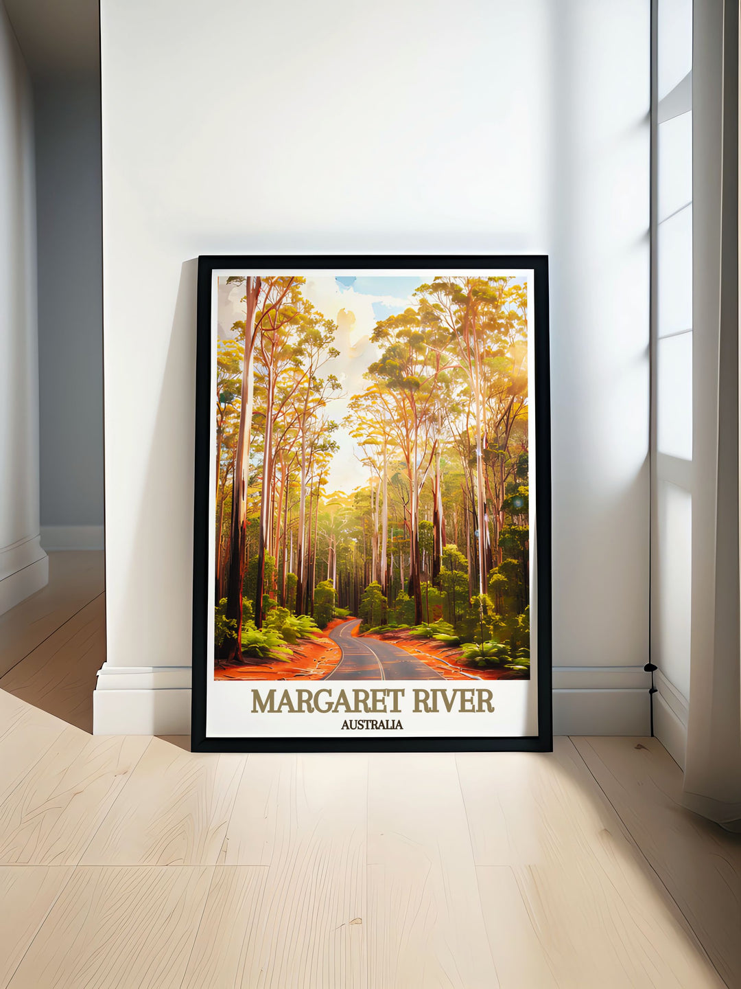 Discover the breathtaking views of Margaret River with our stunning Australia Wall Art featuring Boranup Karri Forest perfect for adding elegance to any room