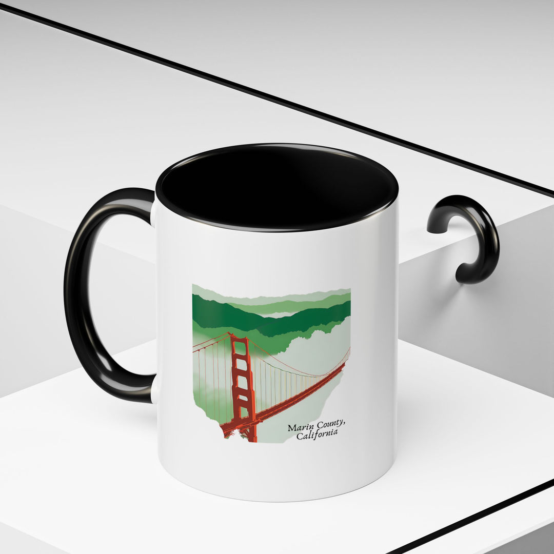 This Marin County California mug highlights the county’s elegance and scenic beauty with vibrant designs. Dishwasher-safe and durable, it is perfect for hot drinks and makes a thoughtful gift or collector’s item for fans of Marin County.