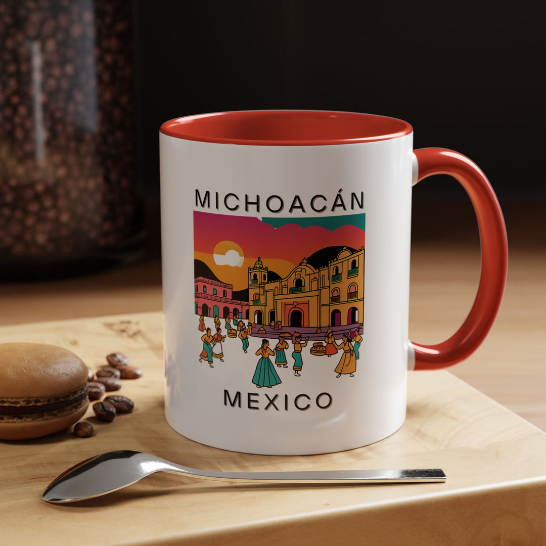 Celebrate the rich history and beauty of Michoacán with this ceramic mug. Featuring vibrant artwork inspired by Mexico’s landscapes, it is perfect for enjoying your favorite beverages. Durable and microwave-safe, this mug is an excellent gift for anyone who appreciates Mexico.