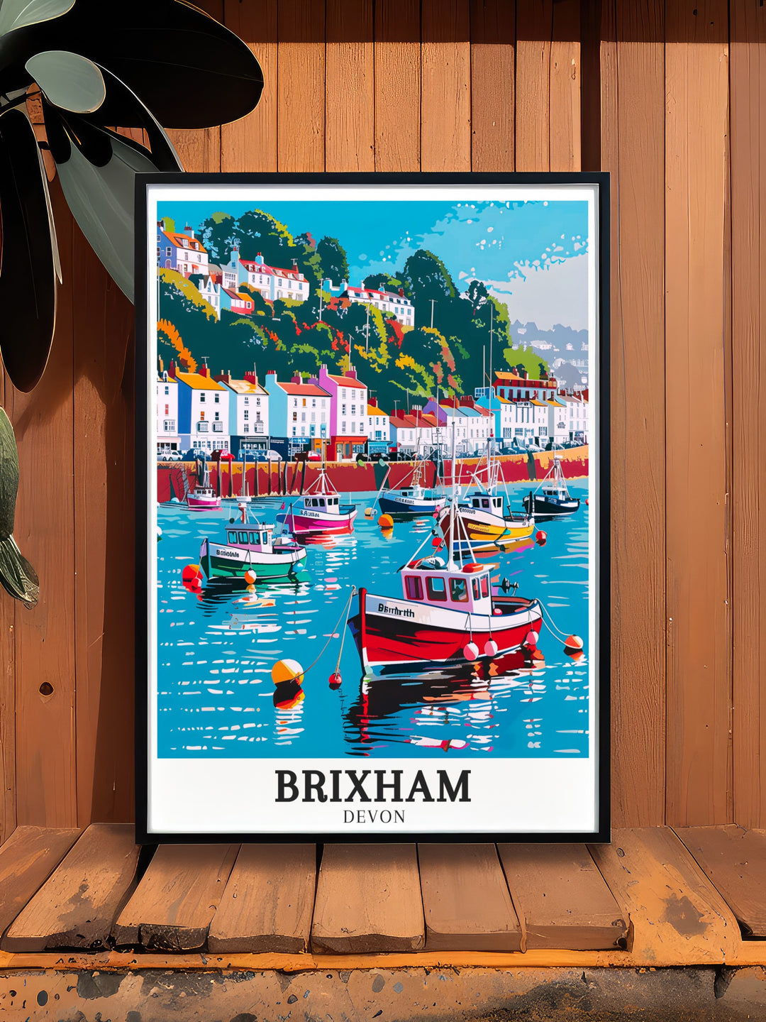 Brixham Wall Art portrays the unique charm of this English harbor town, offering a serene and captivating visual experience, ideal for lovers of maritime history and coastal landscapes.