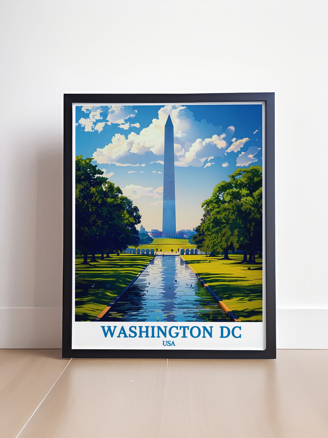 Beautiful Washington DC photo of the Washington Monument with intricate details suitable for gifts on Fathers Day Mothers Day and other special occasions