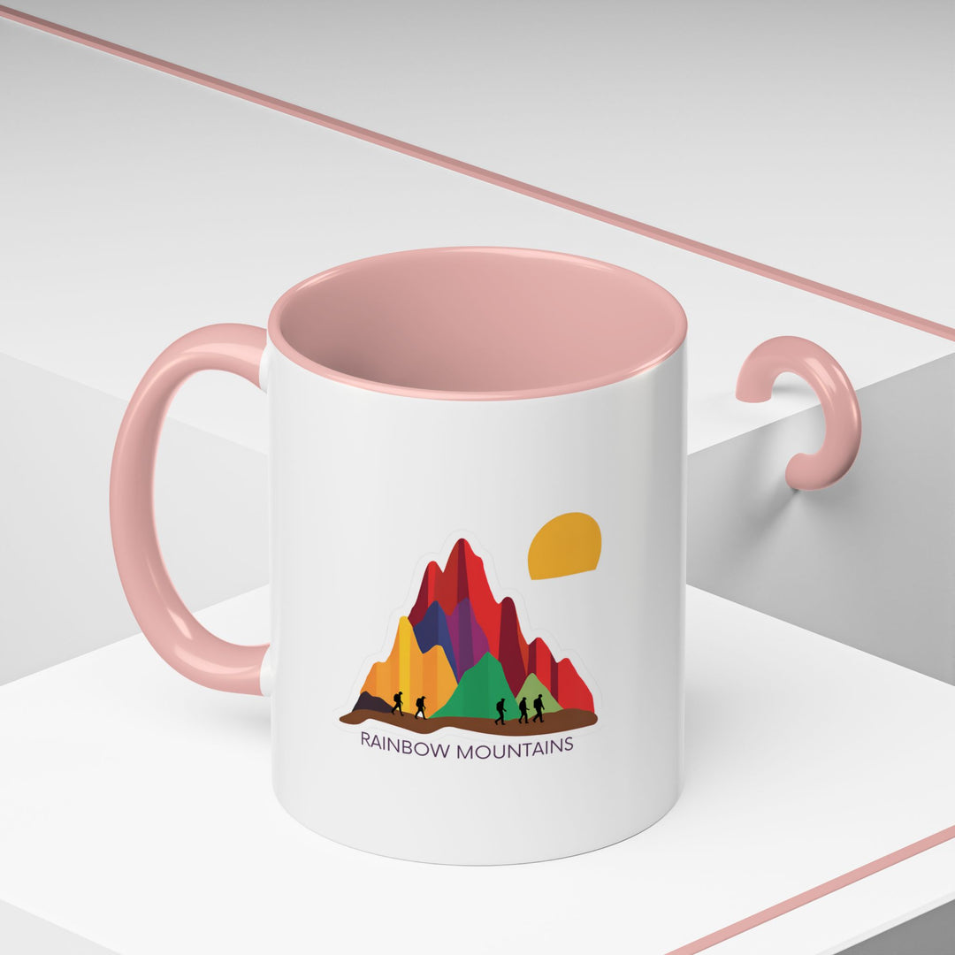 A stylish Rainbow Mountains mug perfect for coffee and tea lovers. Showcasing detailed designs of the mountain range’s iconic colors and scenic beauty, this ceramic mug is durable, dishwasher safe, and an excellent gift for those who appreciate natural heritage.