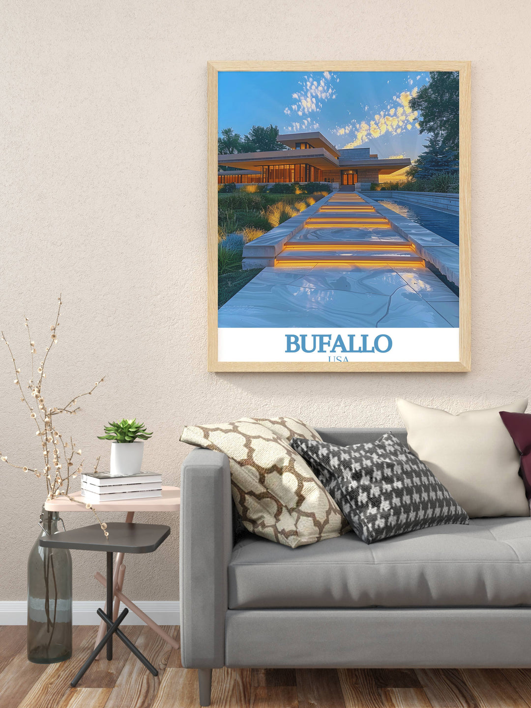 Frank Lloyd Wrights Darwin D Martin House prints offering a beautiful addition to home decor or office space these prints celebrate Buffalos architectural heritage and make thoughtful personalized gifts