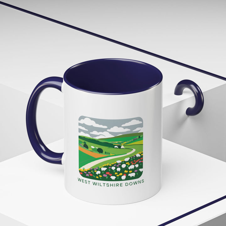 Bring home a piece of the English countryside with this beautifully crafted West Wiltshire Downs mug showcasing picturesque scenery. Made from high-quality ceramic, dishwasher and microwave safe, perfect for daily use or as a thoughtful gift for friends and family who love nature.