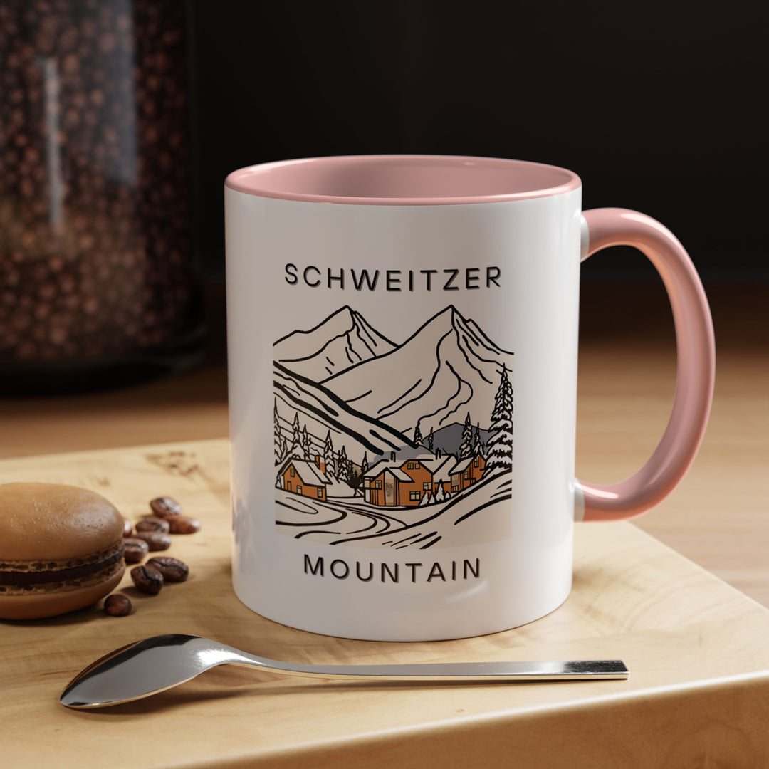 Schweitzer Mountain Idaho mug with a scenic design that brings the beauty of Idaho to your home. Perfect for enjoying tea or coffee, this durable ceramic mug is microwave and dishwasher safe, making it practical for daily use.