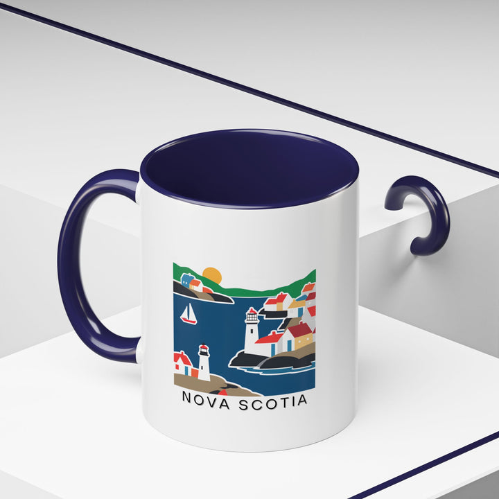 Bring a piece of Nova Scotia into your home with this stunning Canada mug. Featuring artwork of the province’s breathtaking coastline, this durable and dishwasher-safe mug is perfect for coffee lovers and makes a great gift or personal keepsake.