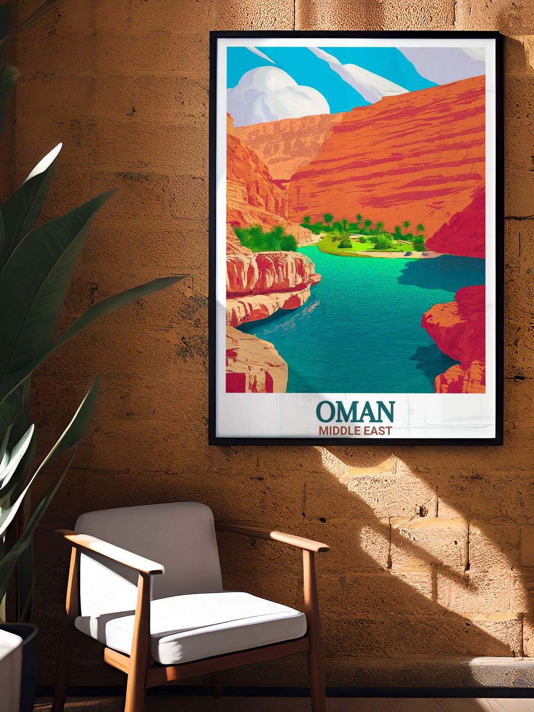 Bring the adventure and tranquility of Omans Wadi Shab to your home with this digital download. The artwork beautifully reflects the natural charm of the Middle East, perfect for gifting or personal decor.