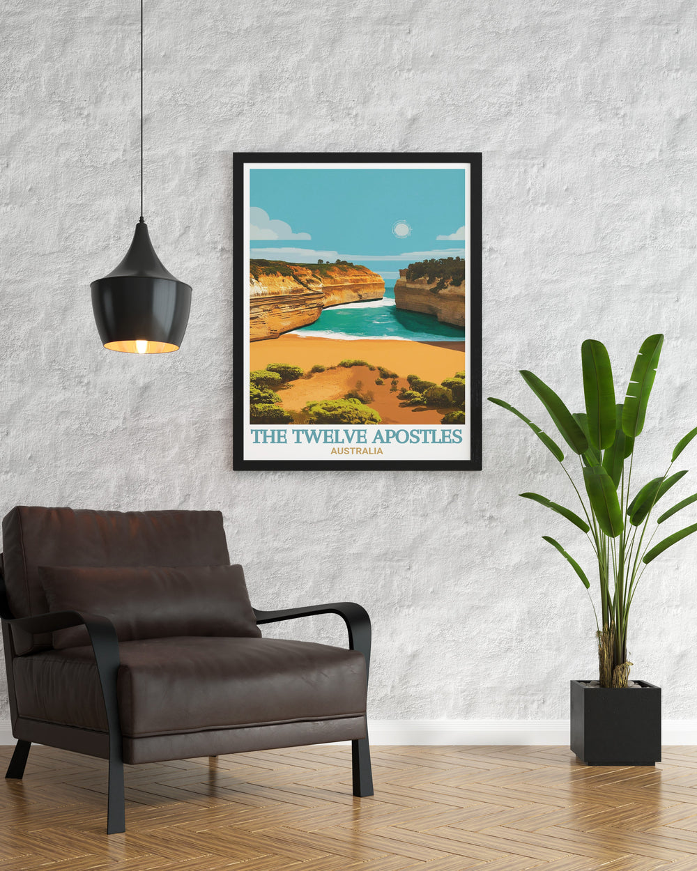 Loch Ard Gorge framed prints showcasing the dramatic cliffs and stunning coastal views adding a touch of natures grandeur to your home decor