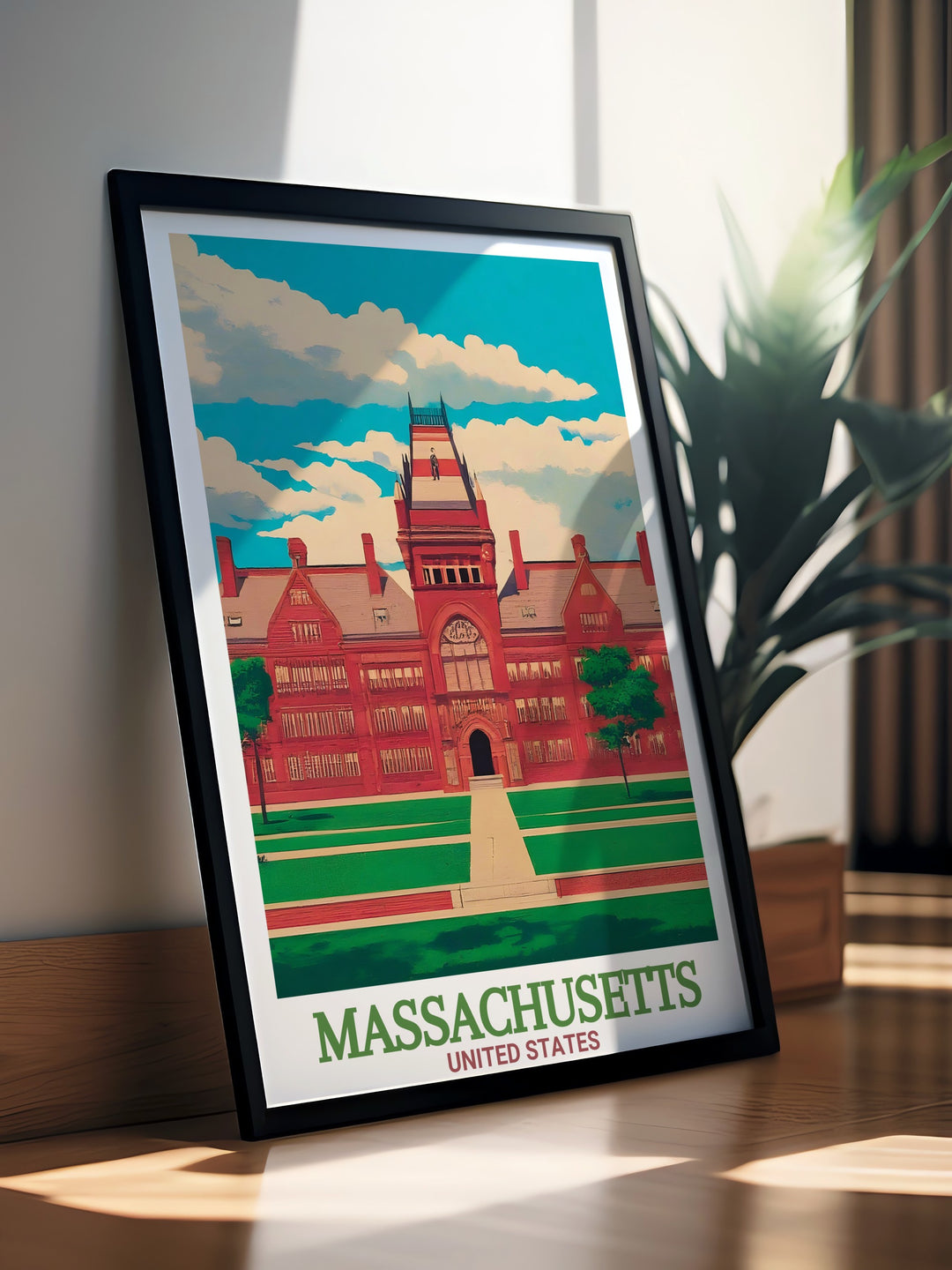 Springfield Wall Art captures the unique charm of the citys skyline alongside the classic beauty of Harvard University. This detailed poster is perfect for anyone with ties to Massachusetts, offering a blend of historic architecture and vibrant city life.