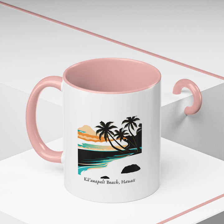 Enjoy the beauty of Kaanapali Beach every day with this ceramic mug featuring stunning designs inspired by Hawaii’s tropical charm. Dishwasher-safe and practical, it is perfect for coffee or tea lovers and makes a meaningful gift.