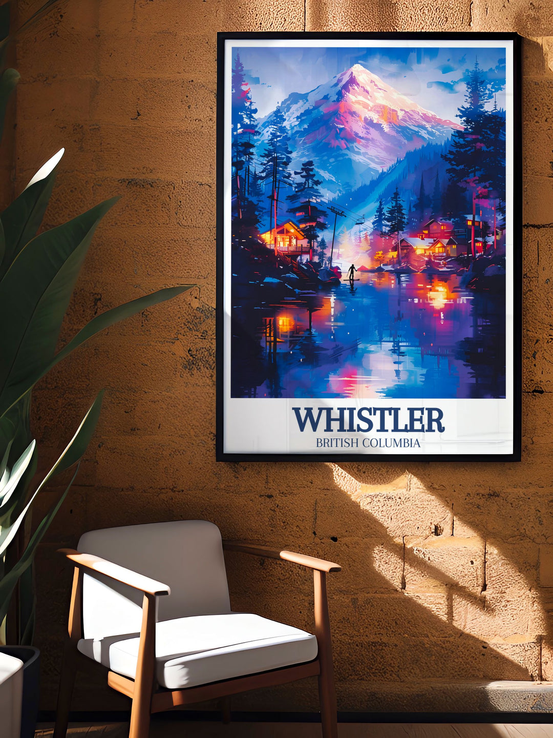 Coast Mountains artwork transforming your home into a tribute to nature with its captivating scenery and vibrant colors perfect for adventurers and art enthusiasts