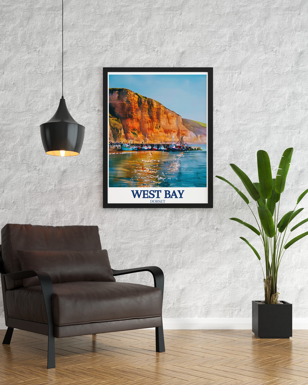 Jurassic Coast vintage poster celebrates the timeless beauty of this world famous coastline. With its dramatic cliffs and stunning landscapes, this artwork offers a classic view of the Jurassic Coast, perfect for adding a touch of nostalgia and elegance to any space.