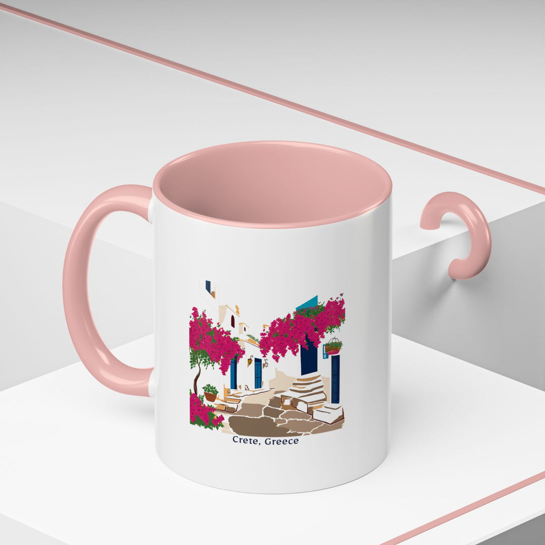 A gorgeous Crete Greece mug that features artwork inspired by the island’s iconic coastlines. Perfect for coffee and tea, this mug is both practical and stylish. Dishwasher and microwave safe, it’s a perfect gift for any lover of Greece.