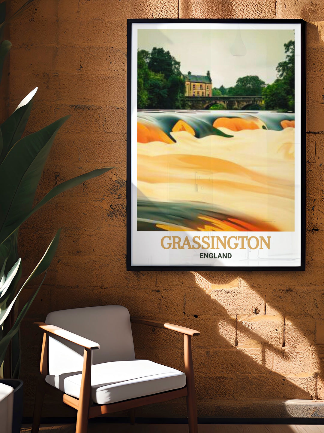 This Yorkshire vintage poster is designed with a nostalgic touch, capturing the scenic landscapes of Grassington and Linton Falls. The blend of history and nature in this poster evokes a classic charm, making it perfect for vintage decor lovers or anyone looking to add a timeless piece to their collection. Bring a bit of Yorkshires rich heritage and natural beauty into your home with this unique artwork.