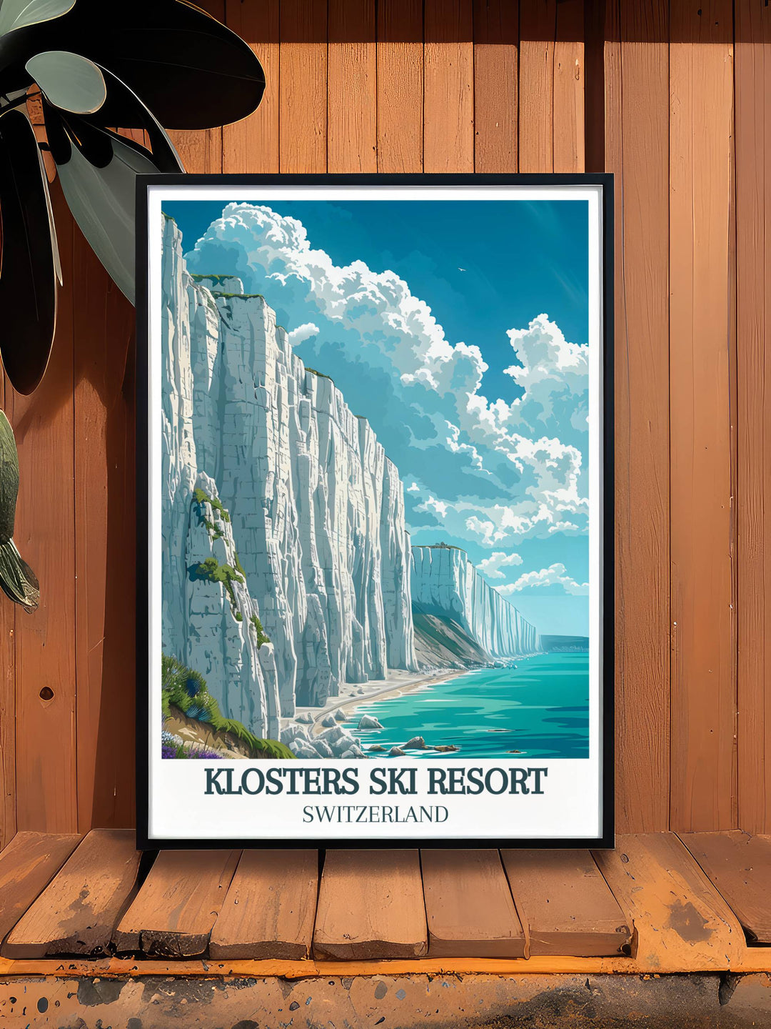 Enhance your decor with our White Cliffs of Dover poster showcasing the cliffs serene beauty. This travel print is a wonderful way to bring the calm and elegance of the White Cliffs of Dover into your home. Great for creating a peaceful and stylish atmosphere