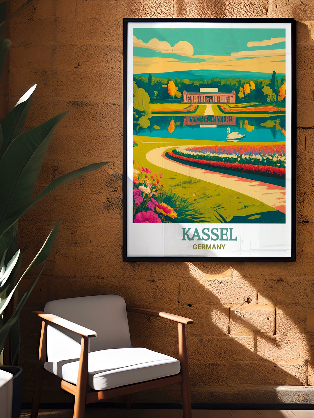 Orangerie Canvas Art from Kassel, Germany, a beautiful wall print that brings the parks serene landscapes into your home. This Germany Travel Art is perfect for adding a touch of nature and history to your decor. The high quality print ensures that the vibrant colors remain vivid, making it a lasting piece for your collection