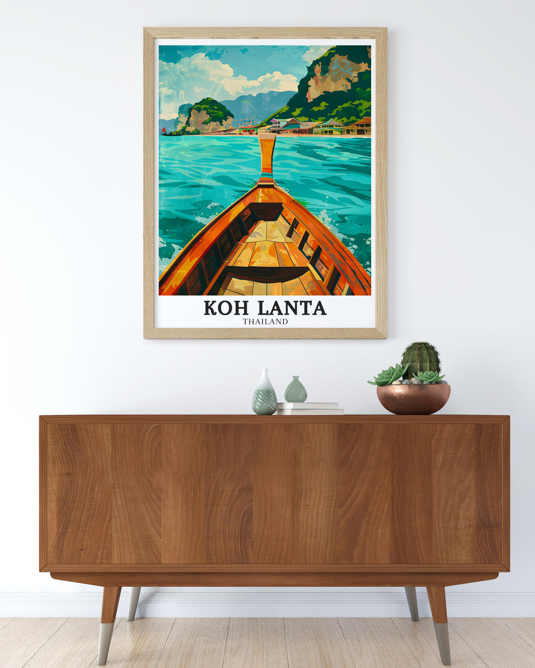 Ko Lanta District stunning prints are ideal for creating a relaxing beach inspired atmosphere in your home. This vibrant island wall art highlights Thailands natural beauty and makes a perfect centerpiece for any living room or bedroom decor.