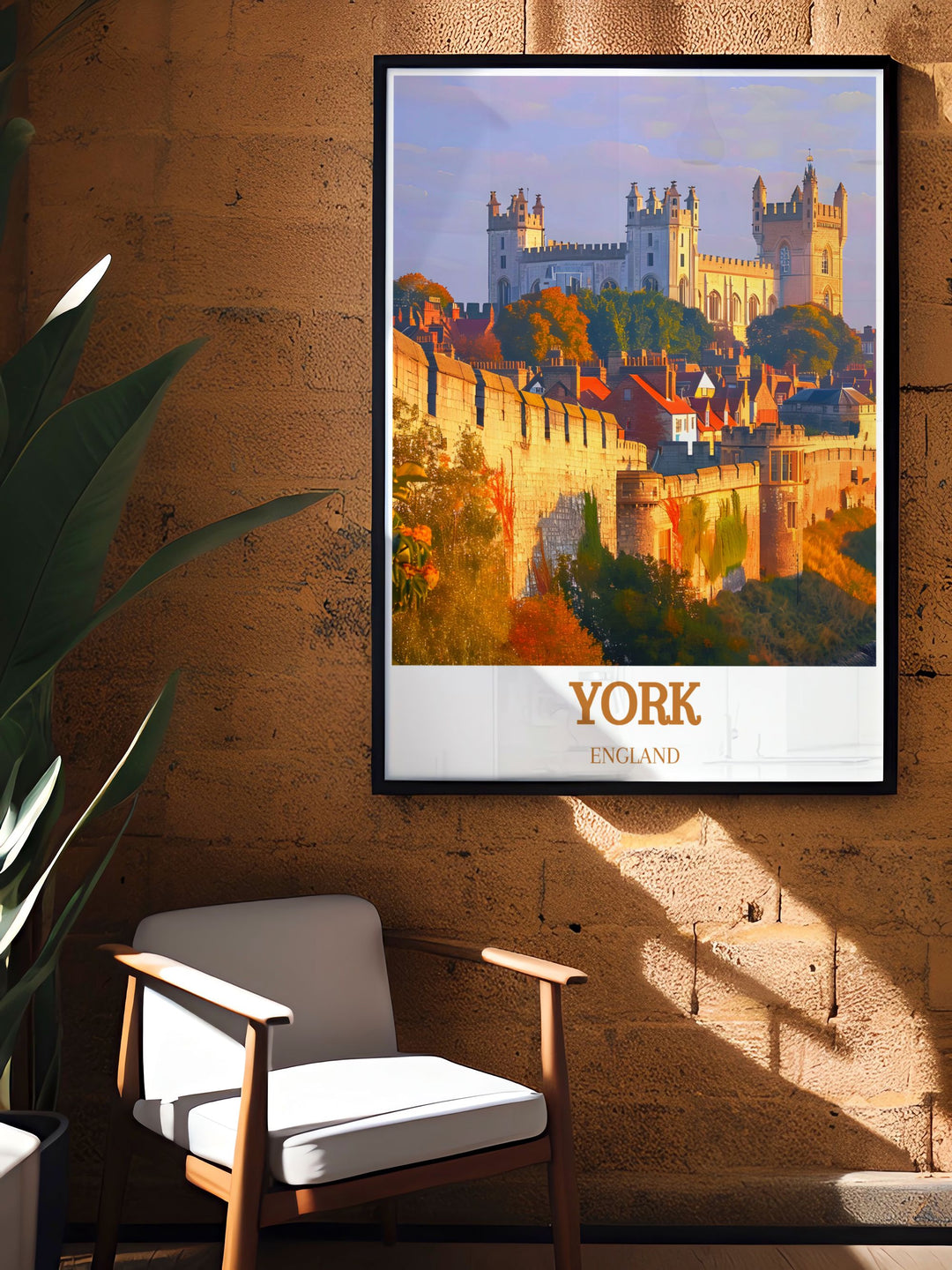 Yorkshire Wolds Art depicting the scenic beauty of North Yorkshire. This art piece blends natural landscapes with historical ENGLAND, york city walls elements for a captivating addition to any room.