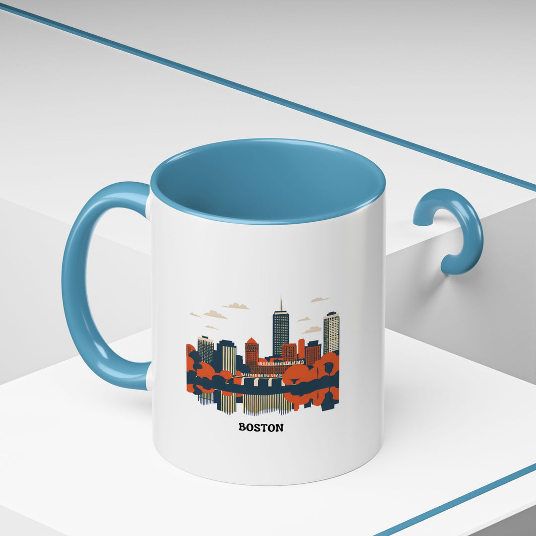 The Boston Mug is a vibrant ceramic mug that blends artistry and practicality. Featuring Boston-inspired designs, it is dishwasher and microwave safe, making it a thoughtful gift or an elegant addition to your collection.