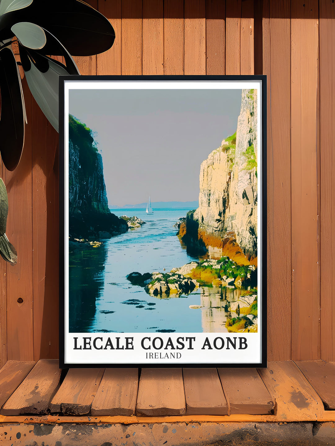 Lecale Way scenic prints. Featuring the tranquil landscapes of Lecale Way with the serene Lecale Peninsula in the background, these scenic prints highlight the natural beauty of Lecale Coast AONB. Ideal for enhancing your home decor.